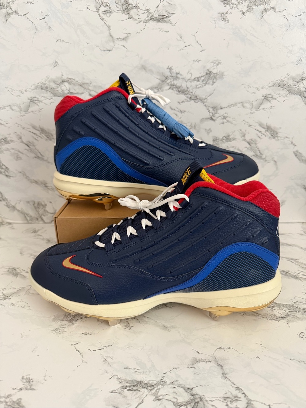 Nike Air Griffey 2 Hank Aaron PE Unreleased Baseball Cleats IB5332-400 Size 13.5